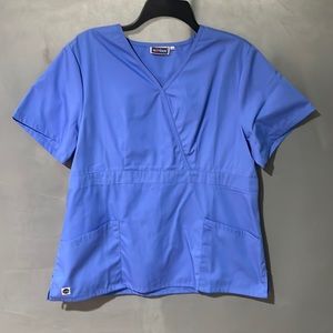 Blue Scrub Top